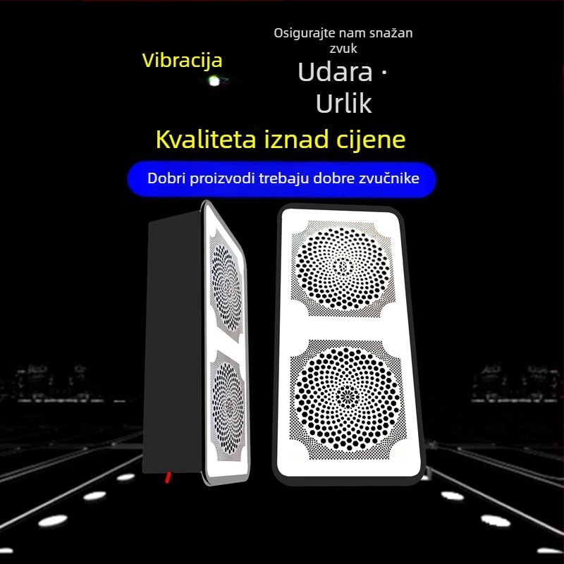 Vodootporna kućišta zvučnika 11050, 4 Ω, 5 W, pametno kupaonsko ogledalo s digitalnim zvučnikom
