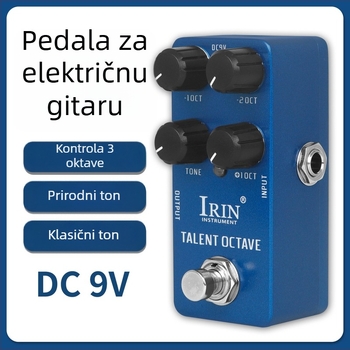 Irin Irene Talentoctave Električni gitarni efekt-pedal: Distortion, Overdrive, Tremolo, Chorus
