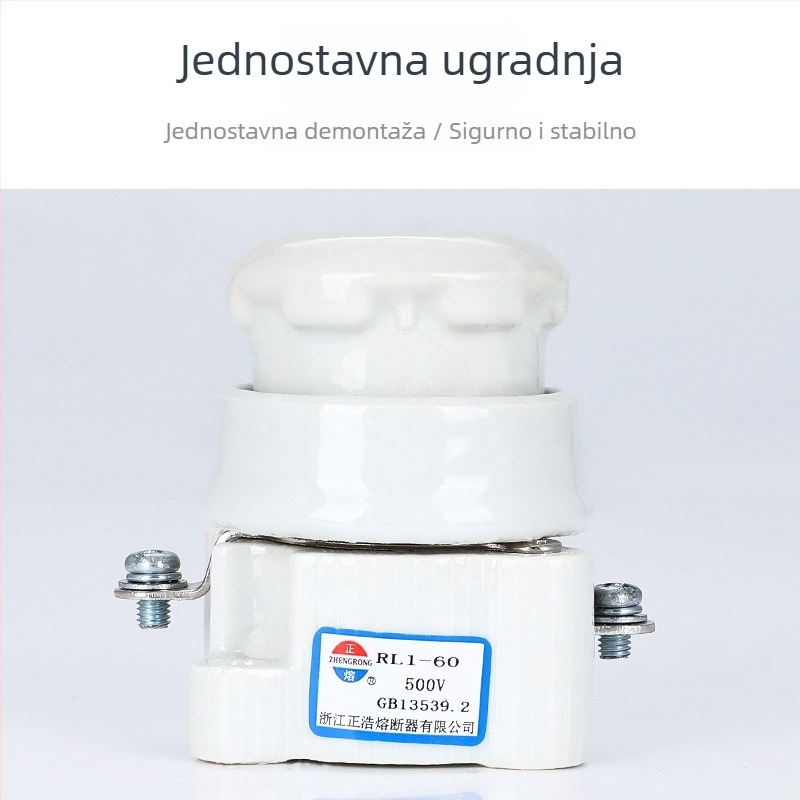 Keramička spiralna osnova osigurača RL1-60, 60A 500V