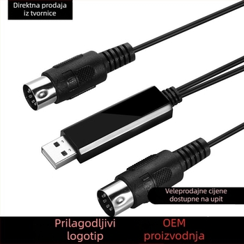 USB-MIDI kabel s pet pinova za iPad električni klavir i glazbeni aranžman