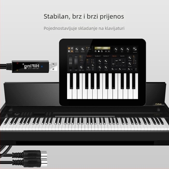 USB-MIDI kabel s pet pinova za iPad električni klavir i glazbeni aranžman