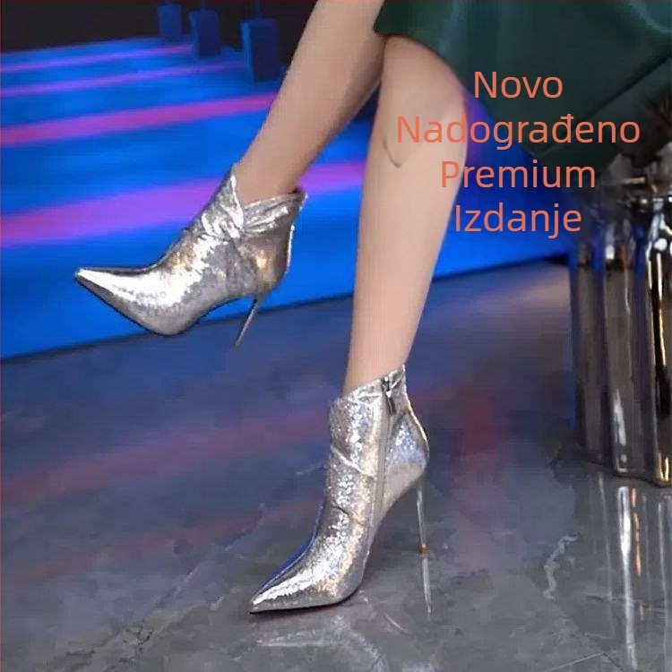 Ženske gležnjače s oštrim vrhom i visokim petom - modni komad za jesen/zimu 2025