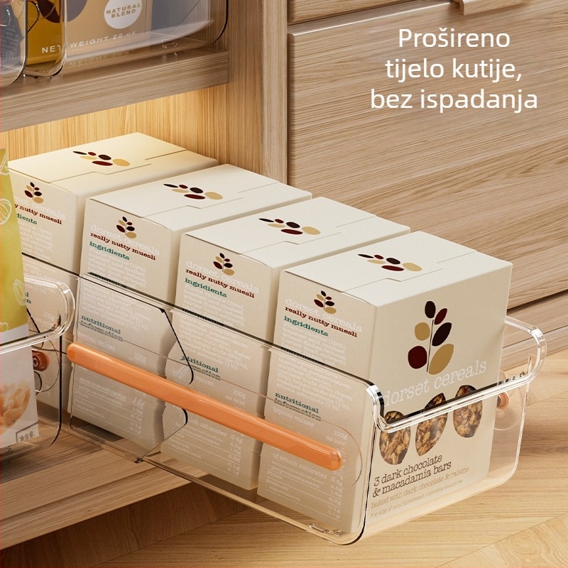 Proširivi organizator za ormariće i stol, kutija za užinu i sitne predmete, kuhinjska duboka kutija u kutnom prostoru