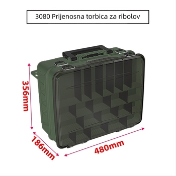 VS3070/3080 kutija za mamce, dvostruka kutija za opremu za ribolov