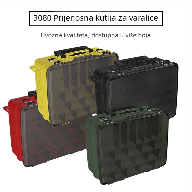 VS3070/3080 kutija za mamce, dvostruka kutija za opremu za ribolov