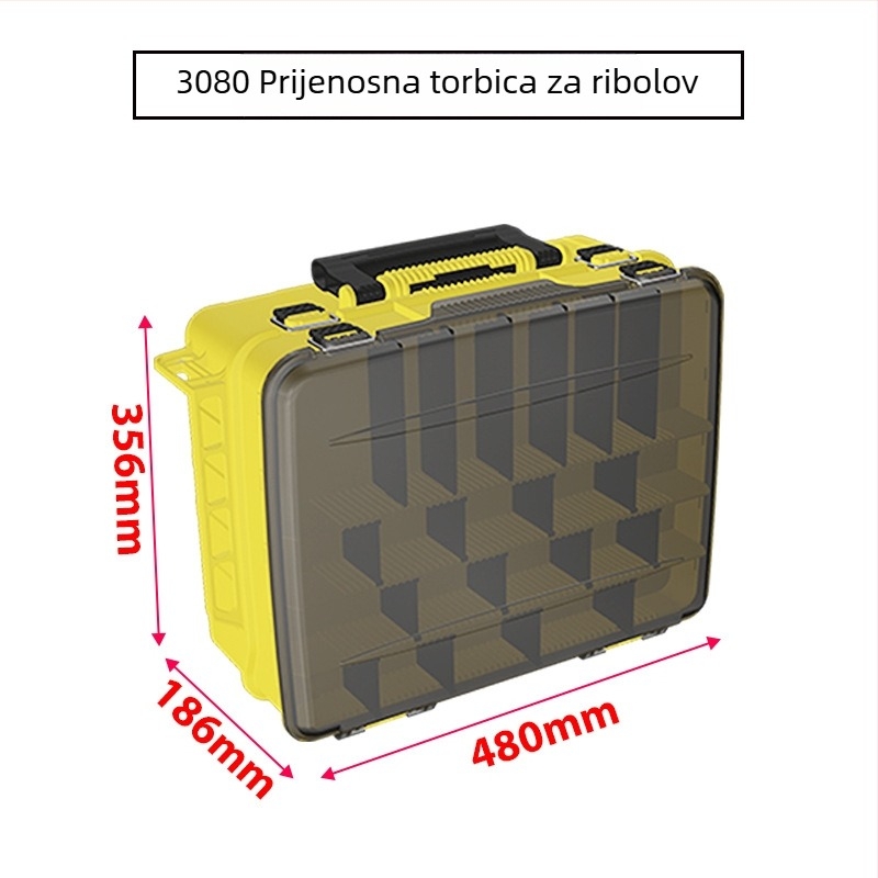 VS3070/3080 kutija za mamce, dvostruka kutija za opremu za ribolov
