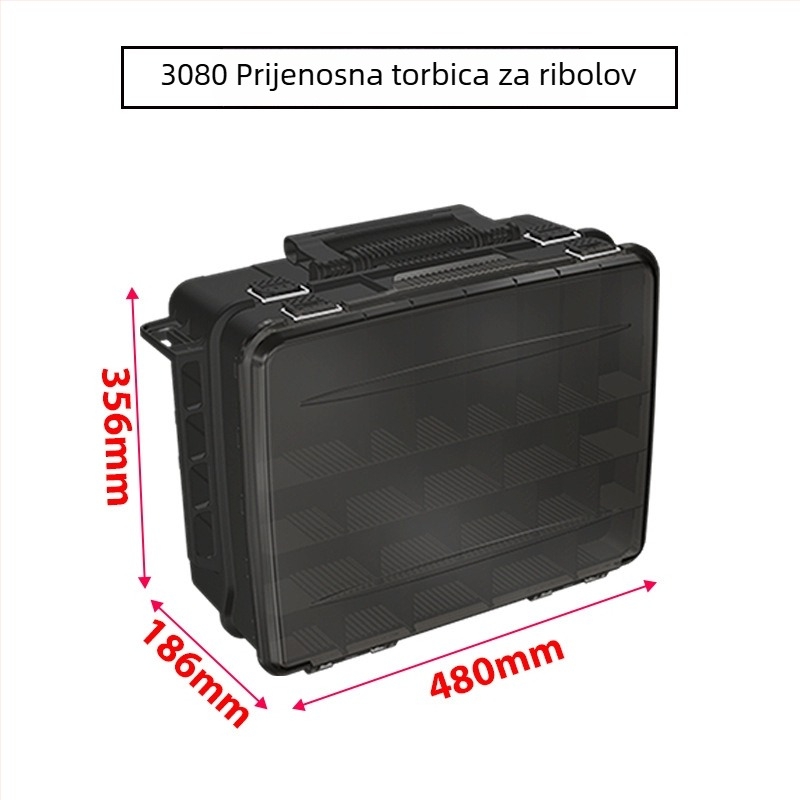 VS3070/3080 kutija za mamce, dvostruka kutija za opremu za ribolov
