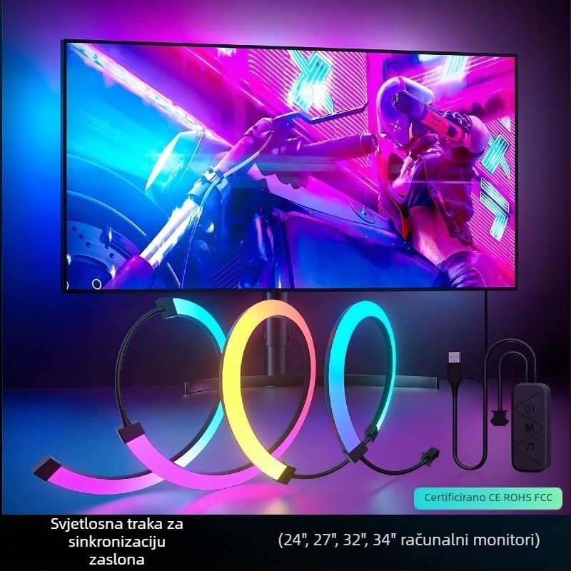 RGB LED traka za monitor sa sinhronizacijom zaslona