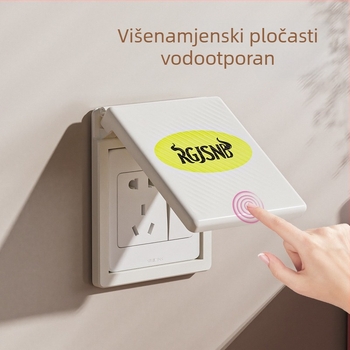 Zidni organizator za telefon i uređaje, s prostorom za usmjerivač i kameru, bez bušenja, višenamjenski