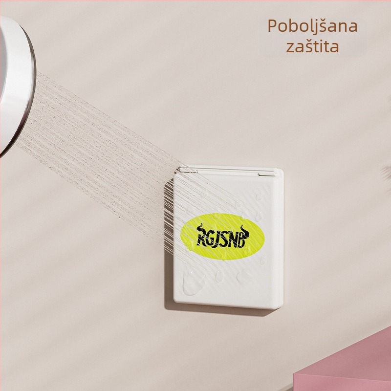 Zidni organizator za telefon i uređaje, s prostorom za usmjerivač i kameru, bez bušenja, višenamjenski
