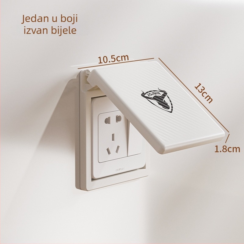 Zidni organizator za telefon i uređaje, s prostorom za usmjerivač i kameru, bez bušenja, višenamjenski