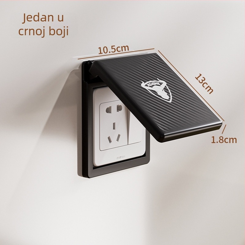 Zidni organizator za telefon i uređaje, s prostorom za usmjerivač i kameru, bez bušenja, višenamjenski