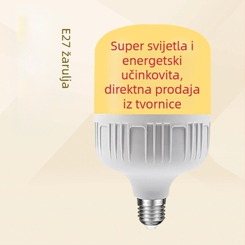 LED žarulja E27 za kućnu i poslovnu upotrebu, energetski učinkovita, izdržljiva, svijetla topla svjetlost, niska potrošnja energije