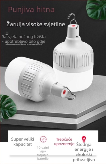 LED žarulja za kućnu upotrebu, energiju štedi, visoka svjetlina, E27 navoj i B22 bajonet, 220V, plastično kućište