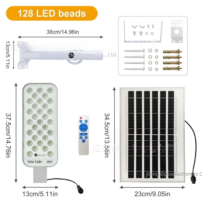 Solne vanjske svjetiljke za vrt, kućnu upotrebu, ultra jarke LED vodootporne cestovne lampe