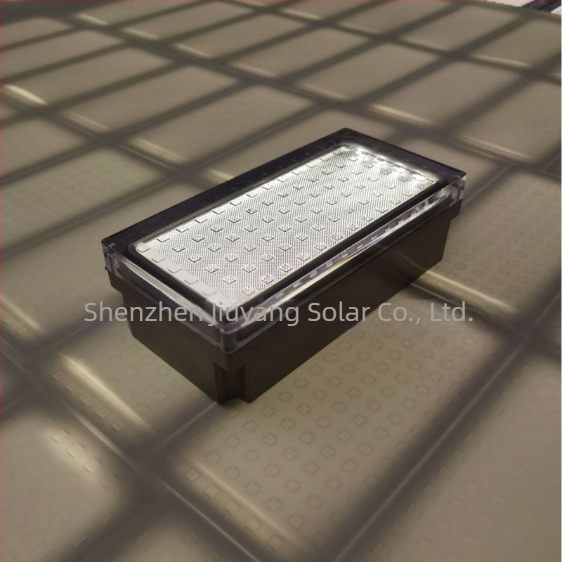 Solarne pločice za pod 200x100 mm LED ugrađeno svjetlo za dvorišnu travu
