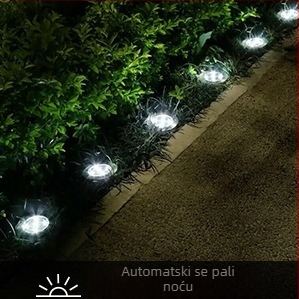 LED ugrađeno svjetlo za podnu ploču, za vanjske prostore, trgove i šetnice, solarno i vodootporno, inženjerske klase