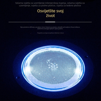 LED ugrađeno svjetlo za podnu ploču, za vanjske prostore, trgove i šetnice, solarno i vodootporno, inženjerske klase