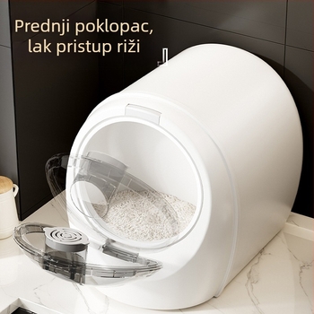 Spremnik za rižu i brašno, zatvoren, otporan na insekte i vlagu, prehrambene kvalitete