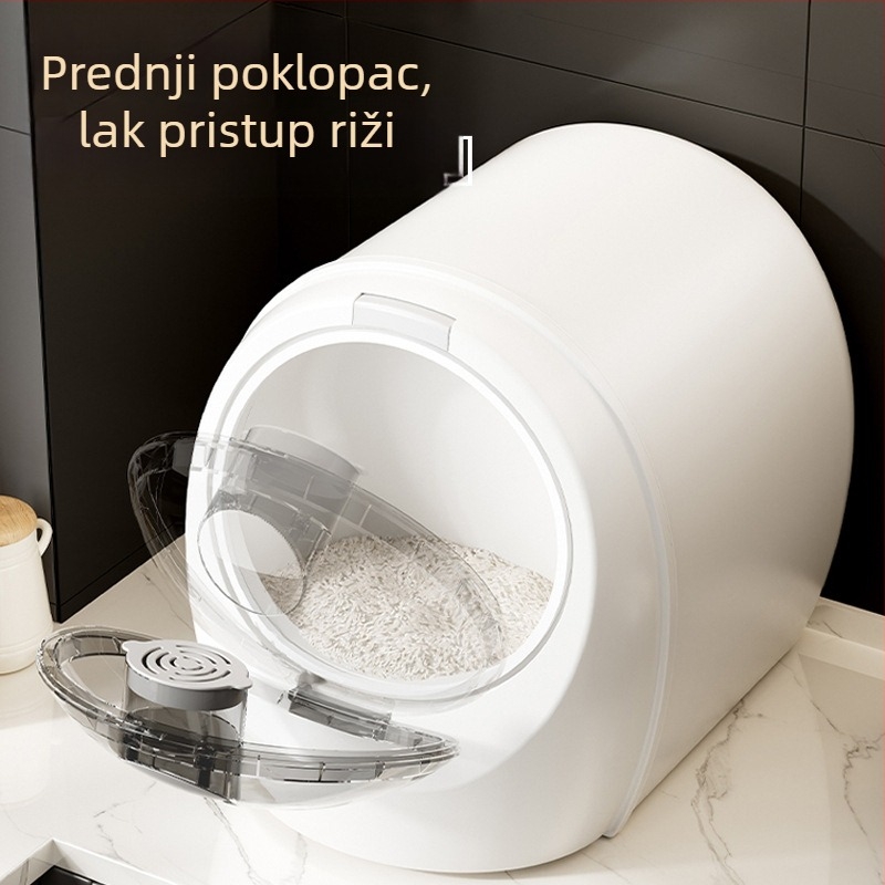 Spremnik za rižu i brašno, zatvoren, otporan na insekte i vlagu, prehrambene kvalitete