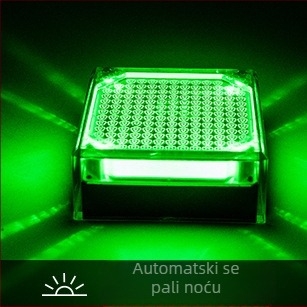 Kvadratno solarno LED svjetlo za ugradnju na otvoreno, za parkove i trgove, ugrađena LED svjetiljka