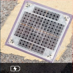 Kvadratno solarno LED svjetlo za ugradnju na otvoreno, za parkove i trgove, ugrađena LED svjetiljka