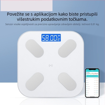Inteligentna vaga za tjelesnu masnoću s Bluetoothom - digitalna vaga za kućnu upotrebu