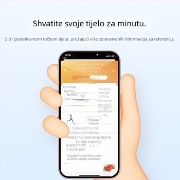 Inteligentna vaga za tjelesnu masnoću s Bluetoothom - digitalna vaga za kućnu upotrebu