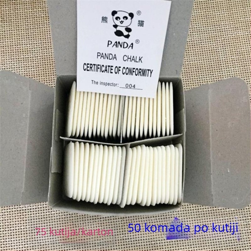 Panda brand voskasti nevidljivi marking prašak za šivanje, 50 komada u kutiji.