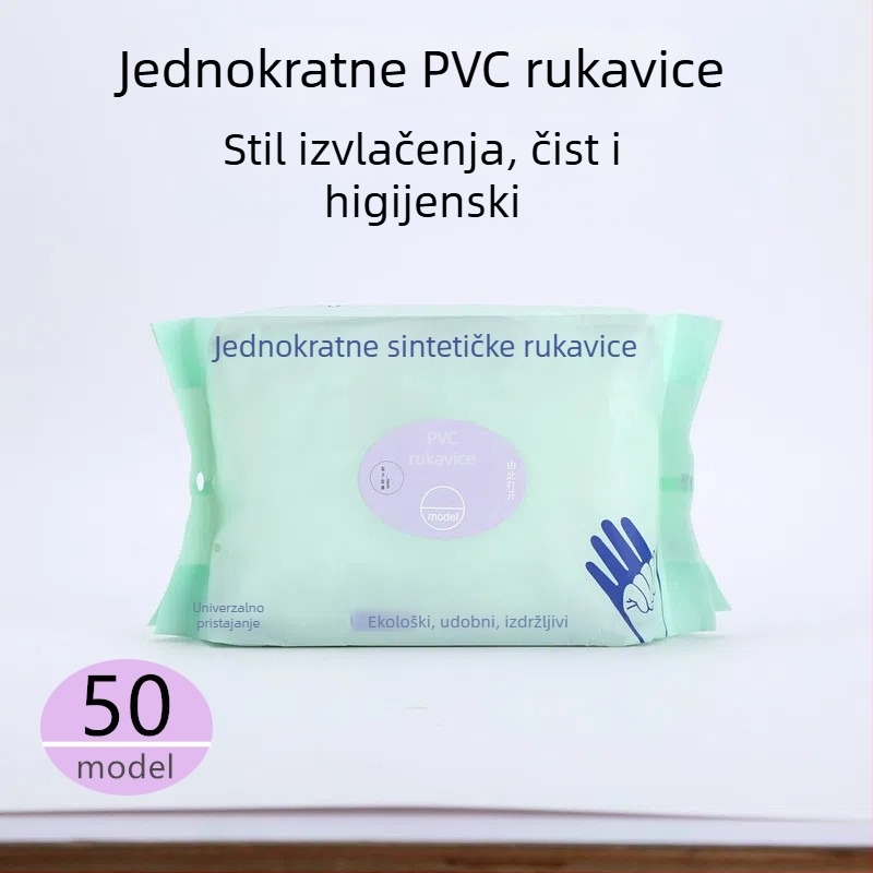 Rukavice za jednokratnu upotrebu, prehrambene kvalitete, za kuhinju: tijesto, pečenje, pranje posuđa i čišćenje.