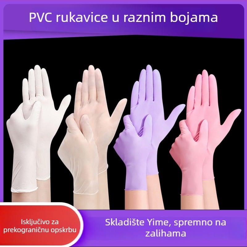 Jednokratne kompozitne nitril PVC rukavice, vodootporne i izdržljive, za kućno čišćenje, pranje suđa i catering