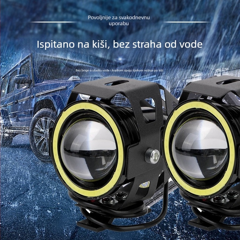 LED prednje svjetlo za motocikle i električna vozila, strob svjetlo, modificirano svjetlo, ultra-jasno vanjsko U7 lasersko oružje i Transformeri