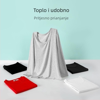 Muški ultra-tanki modalni gornji dio baznog sloja za jesen i proljeće