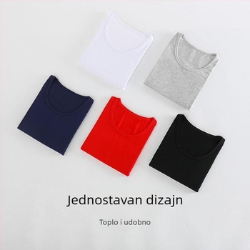 Muški ultra-tanki modalni gornji dio baznog sloja za jesen i proljeće