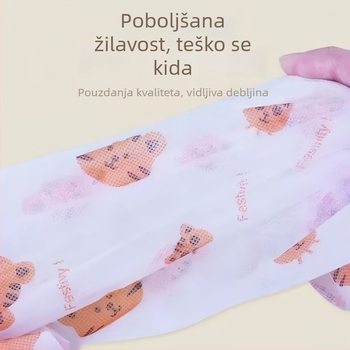 Jednokratne navlake za cipele s otiskom, od nepropusnog materijala, karikaturalan dizajn, debeli i otporni na habanje, unutarnja zaštita od prašine, za goste, studente i računalne sobe