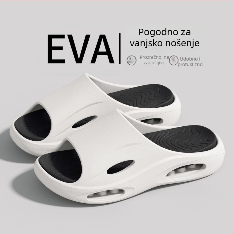 Muške papuče za ljeto 2025 – novi model za vanjsku upotrebu, protuklizne, mekana tabanica, udobne sportske papuče s dva načina nošenja