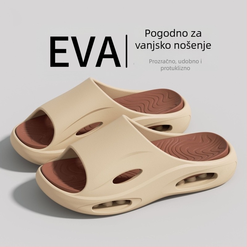 Muške papuče za ljeto 2025 – novi model za vanjsku upotrebu, protuklizne, mekana tabanica, udobne sportske papuče s dva načina nošenja