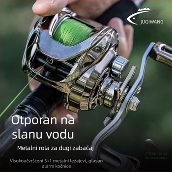 Mulineta od punog metala u obliku kapljice za daljinski ribolov umjetnim mamcima