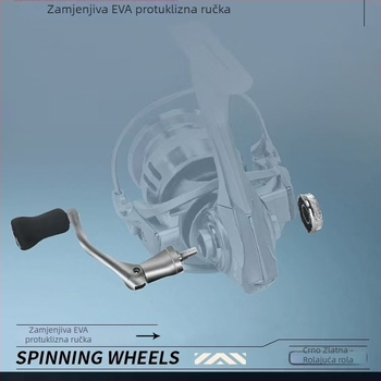 FIASST Spinning kolut za ribolov, potpuno metalan