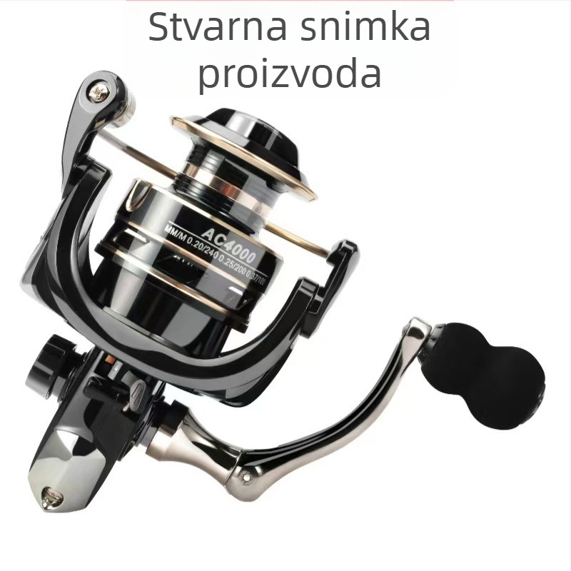 FIASST Spinning kolut za ribolov, potpuno metalan