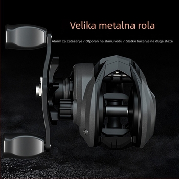Potpuno metalna spinning mašina za morsku ribolov, dugi hodovi, duboki navijak