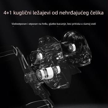 Potpuno metalna spinning mašina za morsku ribolov, dugi hodovi, duboki navijak