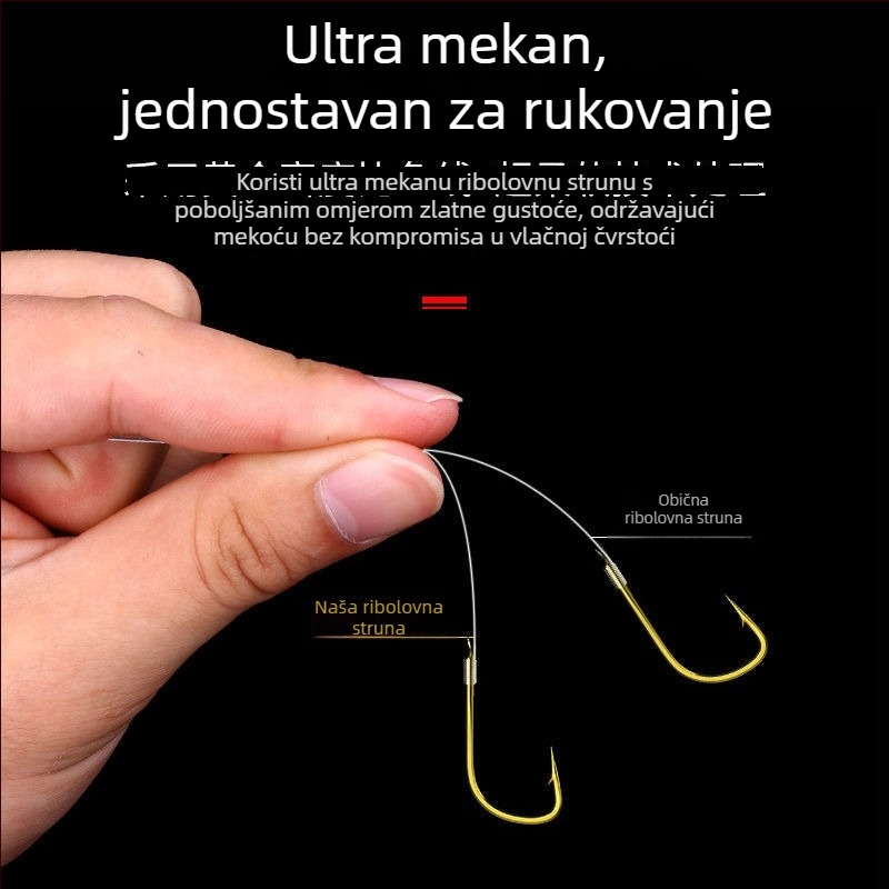 Potapajuća glavna linija za morski ribolov, izuzetno mekana, vrhunske kvalitete, vodilna linija