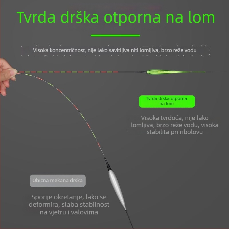 Izuzetno dug plovak za duboke vode, dnevno-noćna upotreba, svjetleći produženi čvrsti kraj