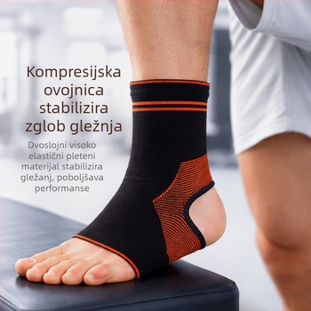 Ortèza gležnja s prozračnom kompresijom i visokom elastičnošću, za trčanje, planinarenje i vožnju – stabilizirajuća zaštita i podrška rehabilitaciji