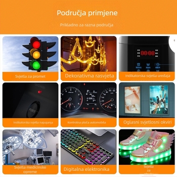 5mm zelene LED diode za reklamne svjetlosne kutije, integrirani LED modul