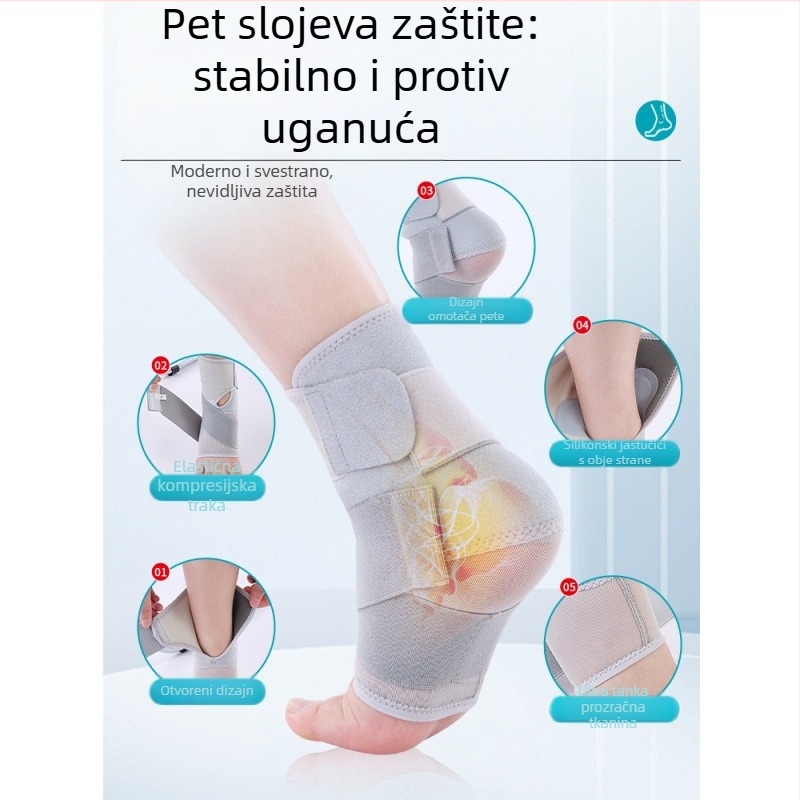 Tanki i lagani gležanj ortoza za prevenciju uganuća, profesionalna potpora gležnju za košarku i sportove