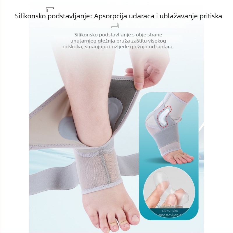 Tanki i lagani gležanj ortoza za prevenciju uganuća, profesionalna potpora gležnju za košarku i sportove