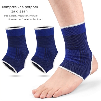 Sportski zaštitnik gležnja od pamuk-nylon smjese s pletenim latex vlaknima, za muškarce i žene, zaštita pete u sportu