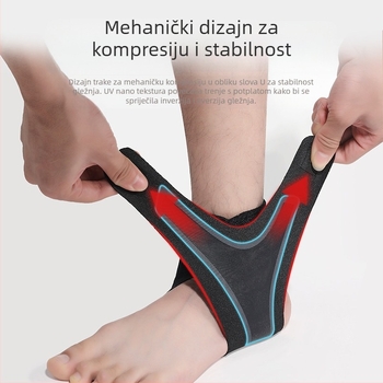Elastični kaiš za gležanj, udoban i prozračan, bez stezanja, za svakodnevne šetnje, treninge i sport, zaštita od uganuća gležnja